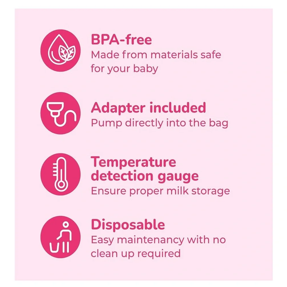 Spectra Simple Store Breast Milk Storage Bags 200ml